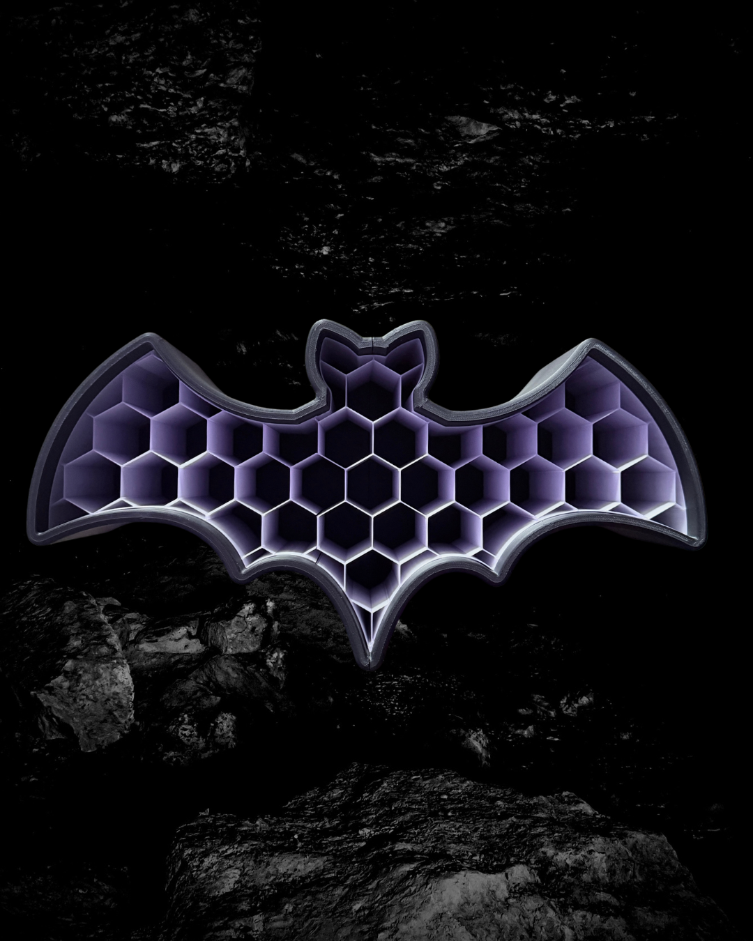 Batty bat-shaped modular tattoo ink rack by Tattrak