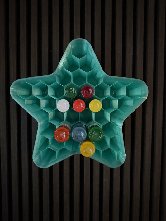 Rounded Star - Replacement Insert – Tattoo Ink Rack Insert Only